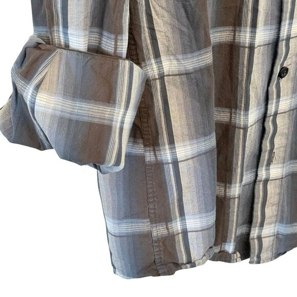 Eighty Eight Mens Plaid Casual Button Down Long Sleeve Shirt - Size XXL - Picture 6 of 9